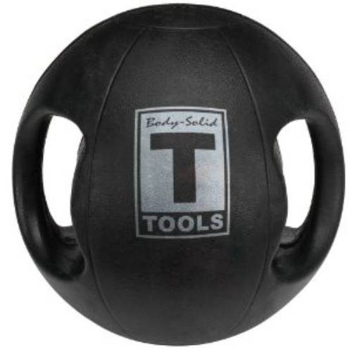 Body Solid Tools BSTDMB6 Dual Grip Medicine Ball 6lb