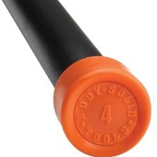 Body Solid Tools BSTFB4 4 lbs. Orange Padded Weighted Bar