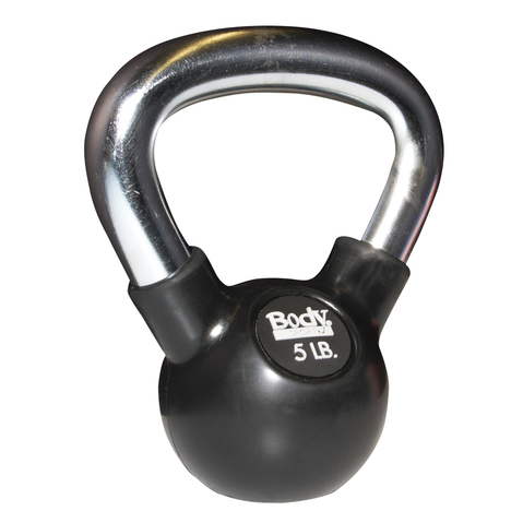 Body Sport BDSRSKB12 Rubber Steel Kettle Bell 12 lbs
