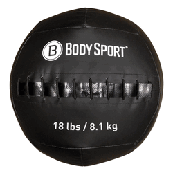 Body Sport ZZRMB18WB 18 lbs Wall Ball Black
