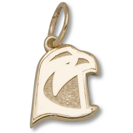 Bowling Green State Falcons 3/8" Falcon Head Charm - 14KT Gold Jewelry