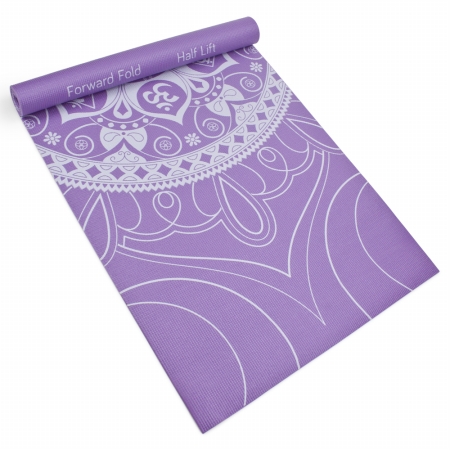 Brybelly Holdings SYOG-077 3 mm Lilac Premium Printed Yoga Mat
