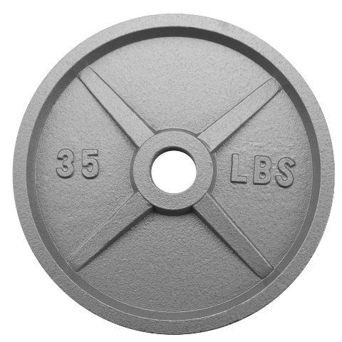 BrybellyHoldings SWGT-505 35 lbs. Olympic Style Iron Weight Plate