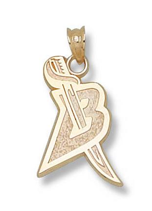 Buffalo Sabres 5/8" "B" Sword Logo Pendant - 10KT Gold Jewelry