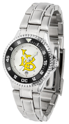 California State (Long Beach) Dirtbags Competitor Ladies Watch with Steel Band
