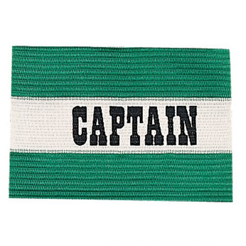 Champion Sports CAPGN Adult Captain Arm Band Green & White