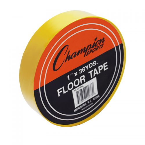 Champion Sports CHS1X36FTYLBN Floor Marking Tape Yellow - Pack of 6