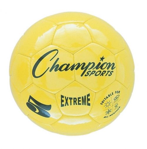 Champion Sports CHSEX4YL 4 Size Extreme Series Soccer Ball - Yellow