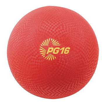 Champion Sports CHSPG16RD Playground Balls Inflates To 16In