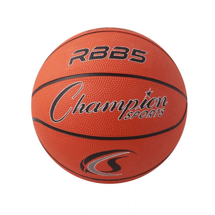 Champion Sports CHSRBB5BN 7 in. Mini Rubber Basketball
