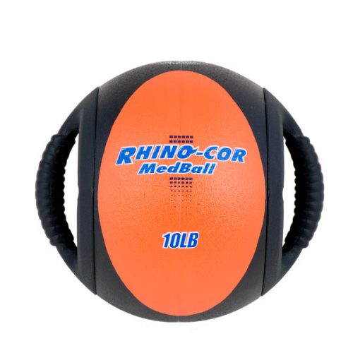 Champion Sports CXB10 10 lbs Rhino-Cor Medicine Ball Orange
