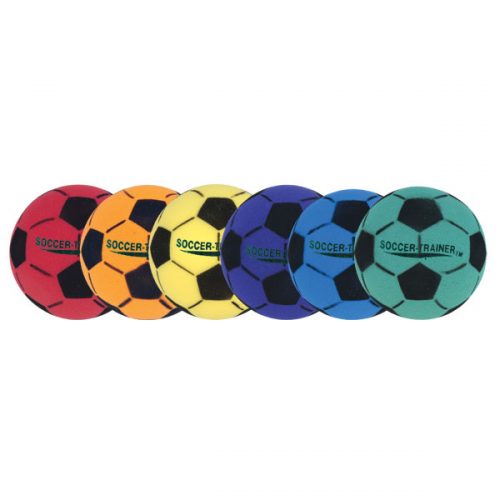 Champion Sports FSBSET Ultra Foam Soccer Ball Set Multicolor - Set of 6