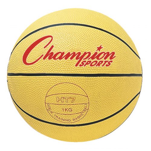 Champion Sports HT73 29.5 in. Weighted Basketball Trainer Yellow - 3.33 lbs