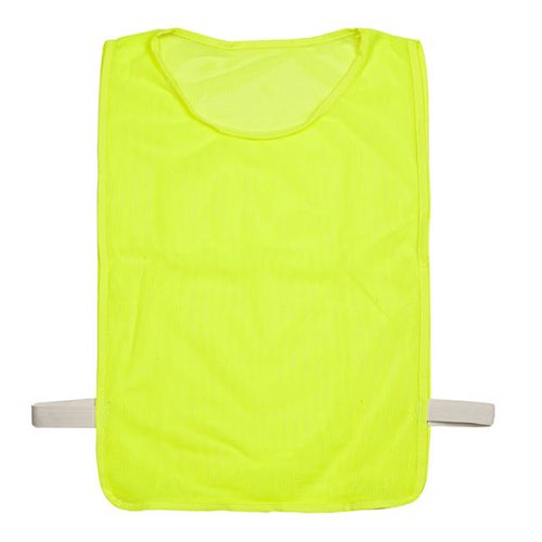 Champion Sports MPANYL Adult Deluxe Pinnie Neon Yellow - Pack of 12