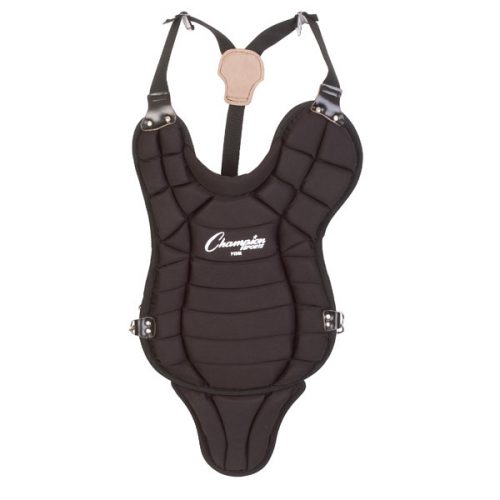 Champion Sports P130LBK 11 in. Youth Chest Protector Black