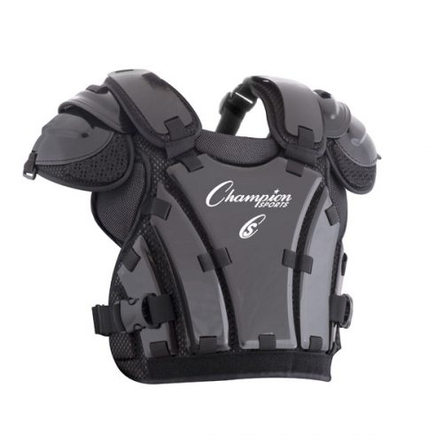 Champion Sports P235 14.5 in. Armor Style Chest Protector Black