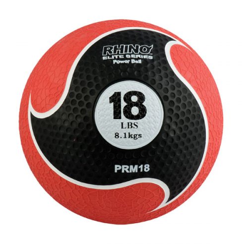 Champion Sports PRM18 18 lbs Rhino Elite Medicine Ball Red