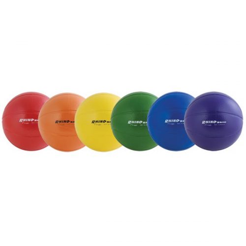 Champion Sports RS9SET 9 in. Rhino Skin Ball Set Multicolor - Set of 6
