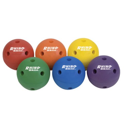 Champion Sports RSH5SET 6 in. Rhino Skin Playground Ball Set Multicolor - Set of 6