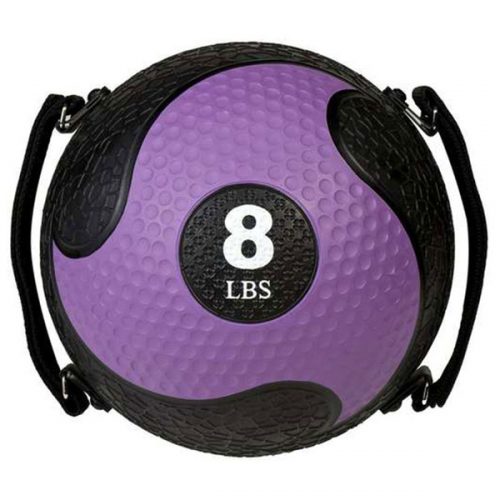 Champion Sports SMD8 8 lbs Rhino Ultra Grip Medicine Ball Purple