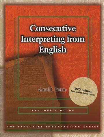 Cicso Independent BDVD186 Effective Interpreting - Consecutive Interpreting from English Teacher Set