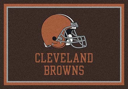 Cleveland Browns 3' 10" x 5' 4" Team Spirit Area Rug (Brown)