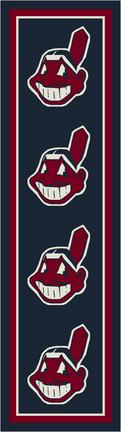 Cleveland Indians 2' 1" x 7' 8" Team Repeat Area Rug Runner