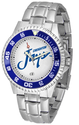 Creighton Blue Jays Competitor Men's Watch with Steel Band
