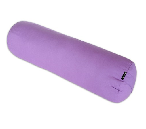 Cylindrical Yoga Bolster - Purple