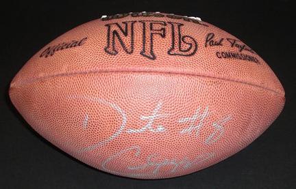 Daunte Culpepper Autographed NFL Game Model Football Minnesota Vikings