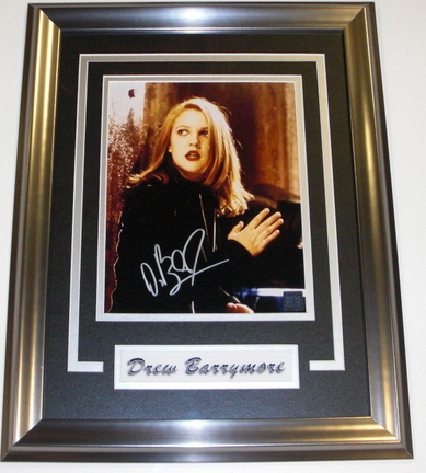 Drew Barrymore Autographed 8" x 10" Custom Framed Photograph