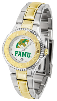 Florida A & M Rattlers Competitor Ladies Watch with Two-Tone Band