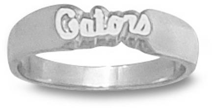 Florida Gators "Gators" Ladies' Ring Size 7 1/4 - Sterling Silver Jewelry
