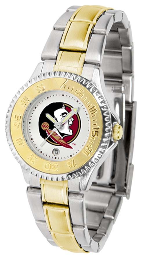 Florida State Seminoles Competitor Ladies Watch with Two-Tone Band