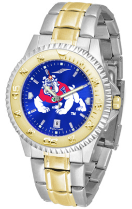 Fresno State Bulldogs Competitor AnoChrome Two Tone Watch