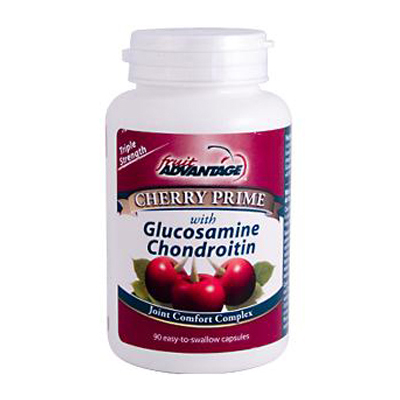Fruit Advantage 0810150 Cherry Prime Joint Comfort Complex With Glucosamine Chondroitin 90 Capsules - 90 Softgels