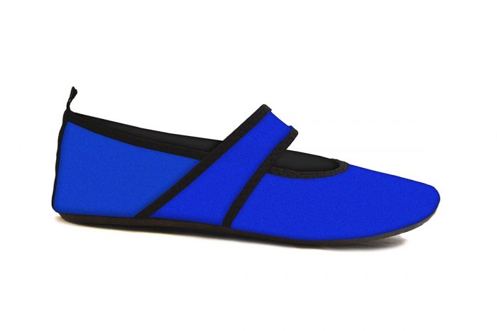 Futsole 2253 Travel Shoes Royal Blue Large Fits Shoe Size 8.5-9.5