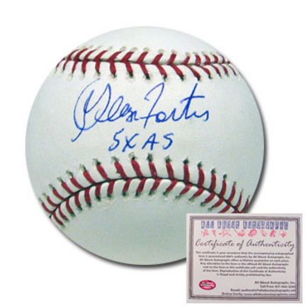 George Foster Autographed Rawlings MLB Baseball with "5x AS" Inscription