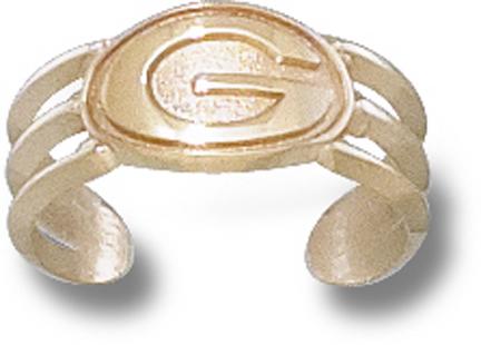 Georgia Bulldogs 1/8" "G" Toe Ring - 10KT Gold Jewelry
