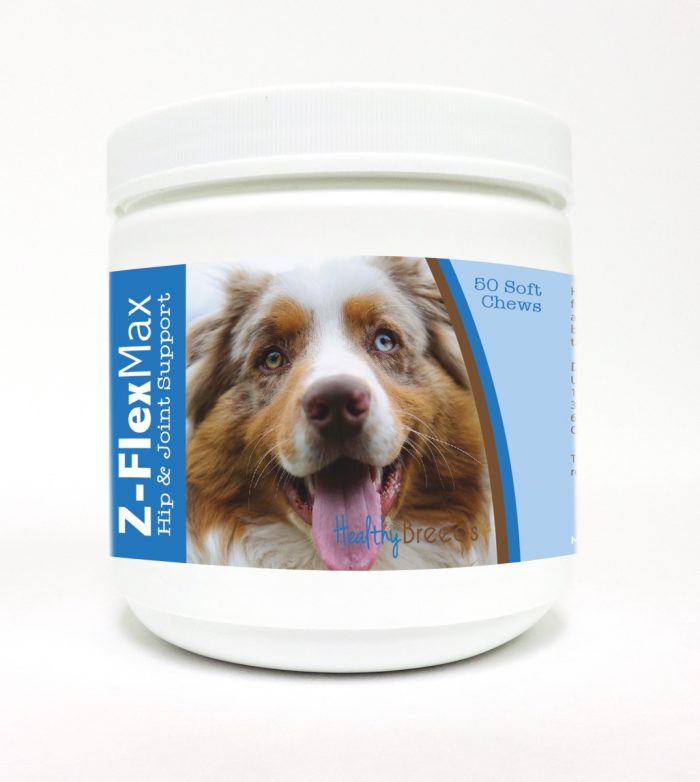 Healthy Breeds 840235101215 Australian Shepherd Z-Flex Max Hip & Joint Soft Chews - 50 Count