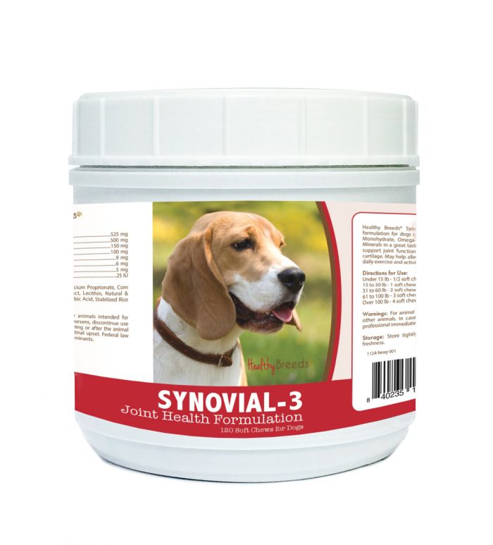 Healthy Breeds 840235102175 Beagle Synovial-3 Joint Health Formulation - 120 Count