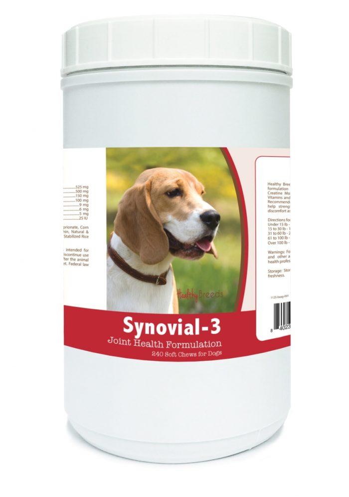 Healthy Breeds 840235102199 Beagle Synovial-3 Joint Health Formulation - 240 Count