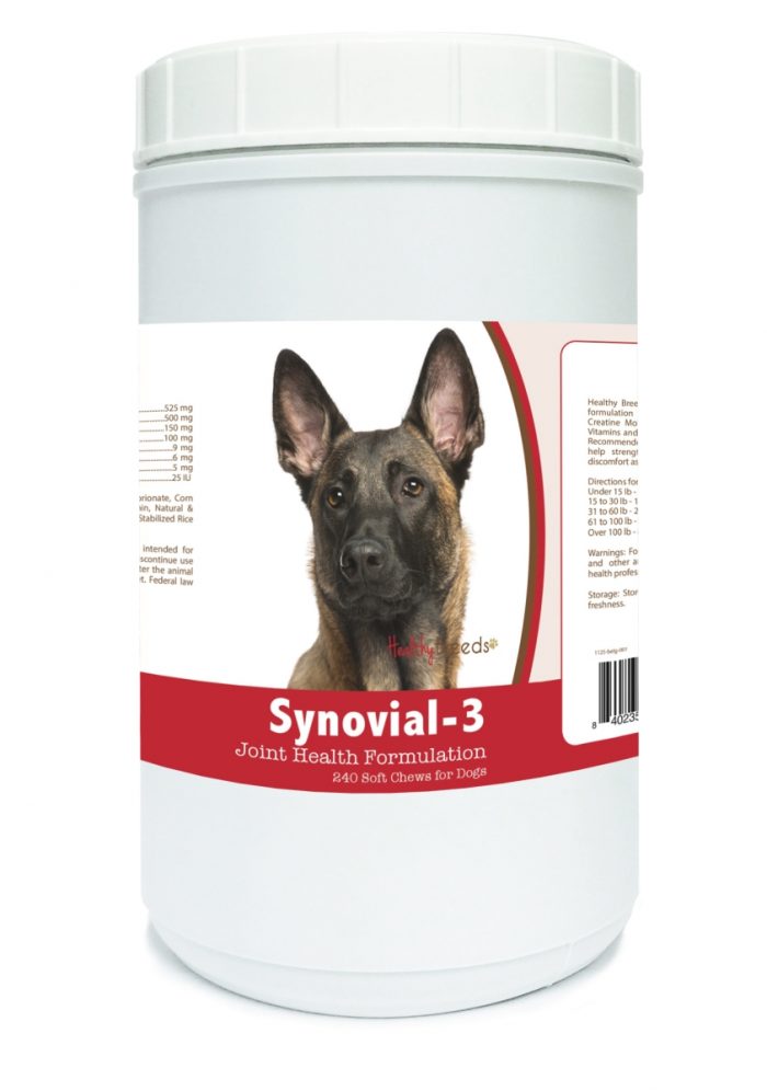 Healthy Breeds 840235102380 Belgian Malinois Synovial-3 Joint Health Formulation - 240 Count