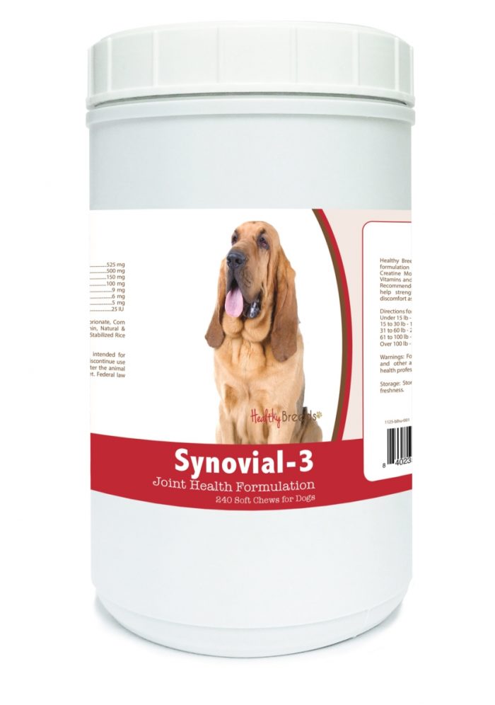 Healthy Breeds 840235102823 Bloodhound Synovial-3 Joint Health Formulation - 240 Count