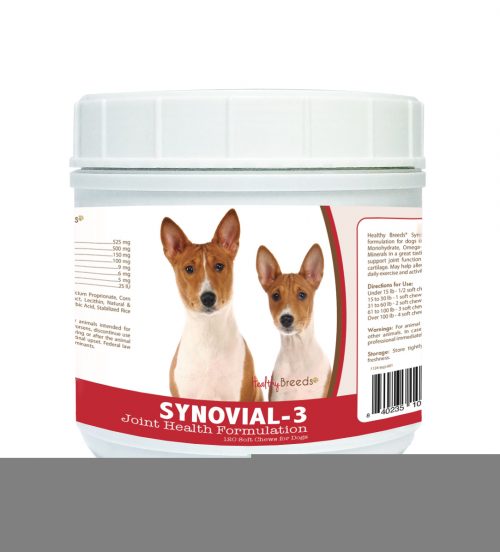Healthy Breeds 840235103608 Basenji Synovial-3 Joint Health Formulation - 120 Count