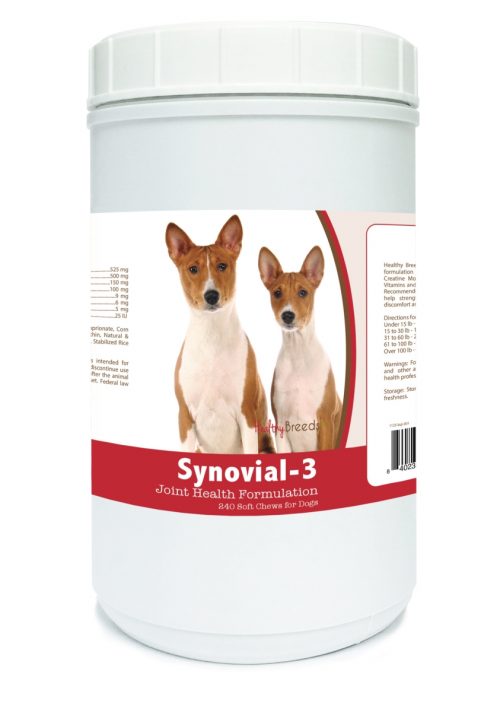 Healthy Breeds 840235103615 Basenji Synovial-3 Joint Health Formulation - 240 Count