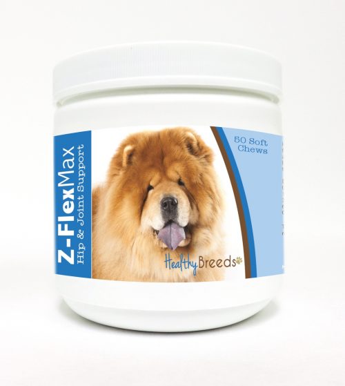 Healthy Breeds 840235104872 Chow Chow Z-Flex Max Hip & Joint Soft Chews 50 Count