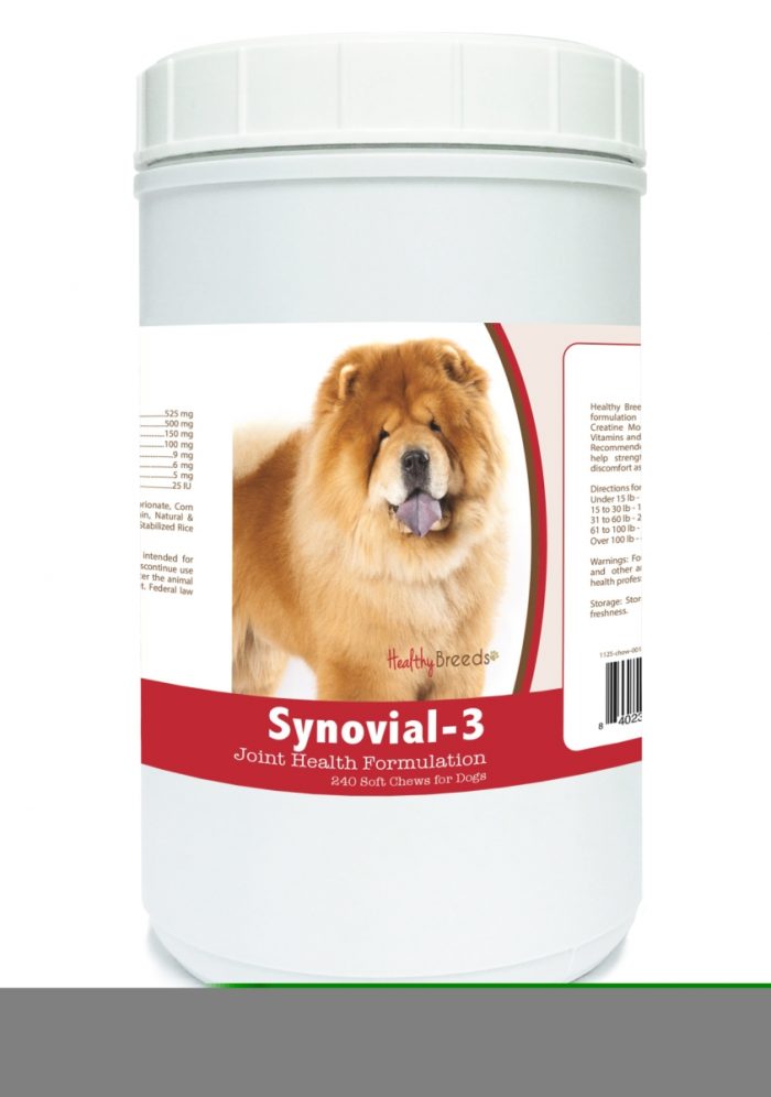 Healthy Breeds 840235104919 Chow Chow Synovial-3 Joint Health Formulation 240 Count