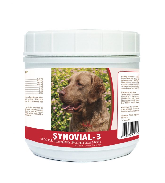 Healthy Breeds 840235105244 Chesapeake Bay Retriever Synovial-3 Joint Health Formulation 120 Count