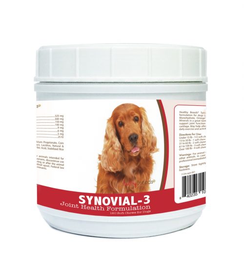 Healthy Breeds 840235105671 Cocker Spaniel Synovial-3 Joint Health Formulation 120 Count